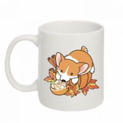 Чашка 320ml Autumn Corgi