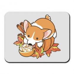 Коврик для мыши Autumn Corgi - PrintSalon