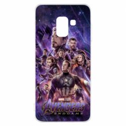 Чехол для Samsung A8 2018 Avengers endgame poster - PrintSalon