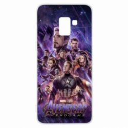 Чехол для Samsung A8+ 2018 Avengers endgame poster - PrintSalon