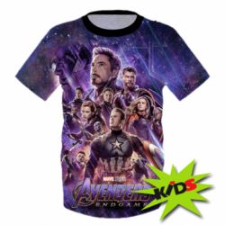 Детская 3D футболка Avengers endgame poster - PrintSalon