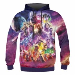 Чоловіче 3D худі Avengers endgame - PrintSalon