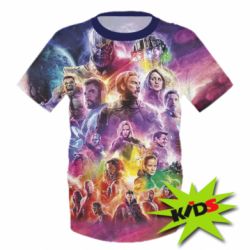 Дитяча 3D футболка Avengers endgame - PrintSalon