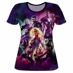 Жіноча 3D футболка Avengers fan art - PrintSalon