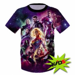 Дитяча 3D футболка Avengers fan art - PrintSalon