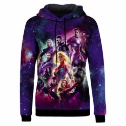 Жіноче 3D худі Avengers fan art-PrintSalon Жіноче 3D худі Avengers fan art