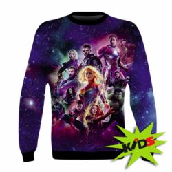 Дитячий 3D світшот Avengers fan art - PrintSalon