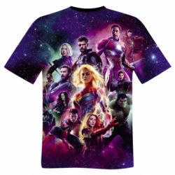 Чоловіча футболка 3D Avengers fan art - PrintSalon