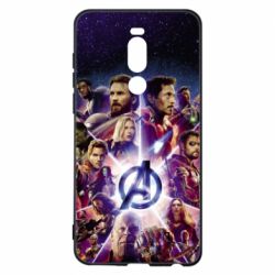 Чохол для Meizu Note 8 Avengers heroes and logo endgame - PrintSalon