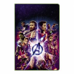 Блокнот з принтом Avengers heroes and logo endgame - PrintSalon