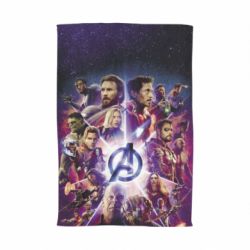 Рушник з принтом Avengers heroes and logo endgame - PrintSalon