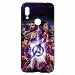 Чохол для Xiaomi Redmi 7 Avengers heroes and logo endgame - PrintSalon