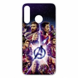 Чохол для Huawei P30 Lite Avengers heroes and logo endgame - PrintSalon
