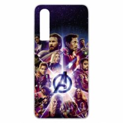Чохол для Huawei P30 Avengers heroes and logo endgame - PrintSalon