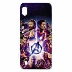 Чохол для Samsung A10 Avengers heroes and logo endgame - PrintSalon