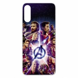 Чохол для Samsung A70 Avengers heroes and logo endgame