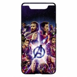 Чохол для Samsung A80 Avengers heroes and logo endgame - PrintSalon