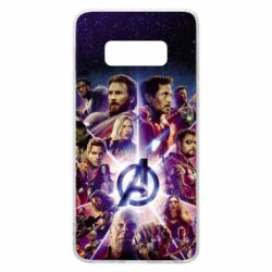 Чохол для Samsung S10e Avengers heroes and logo endgame - PrintSalon