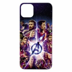 Чохол для iPhone 11 Pro Max Avengers heroes and logo endgame - PrintSalon