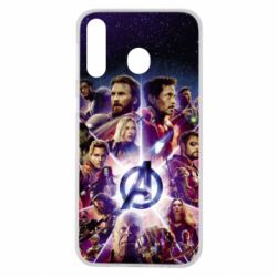 Чохол для Samsung M30 Avengers heroes and logo endgame - PrintSalon