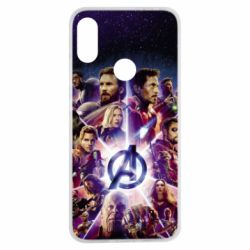 Чохол для Xiaomi Redmi Note 7 Avengers heroes and logo endgame - PrintSalon