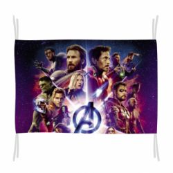 Прапор Avengers heroes and logo endgame - PrintSalon