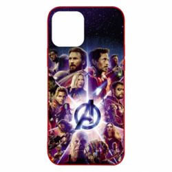 Чохол для iPhone 12 Pro Avengers heroes and logo endgame