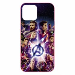 Чохол для iPhone 12 Pro Max Avengers heroes and logo endgame - PrintSalon
