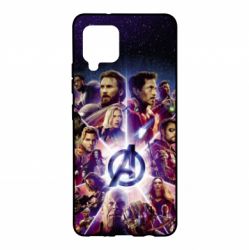Чохол для Samsung A42 5G Avengers heroes and logo endgame - PrintSalon