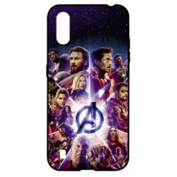 Чохол для Samsung A01 / M01 Avengers heroes and logo endgame - PrintSalon