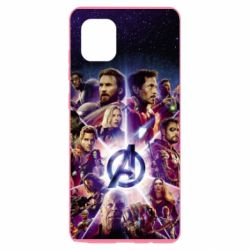 Чохол для Samsung Note 10 Lite Avengers heroes and logo endgame - PrintSalon