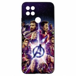 Чохол для Oppo A15s / A15 Avengers heroes and logo endgame - PrintSalon