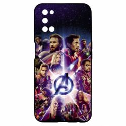 Чохол для Oppo A52 / A72 / A92Avengers heroes and logo endgame - PrintSalon