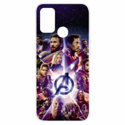 Чехол для Oppo A53/A32/A33 Avengers heroes and logo endgame