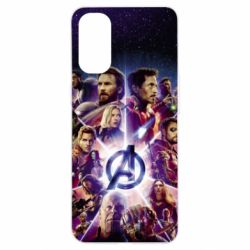 Чохол для Oppo Reno 4Avengers heroes and logo endgame - PrintSalon