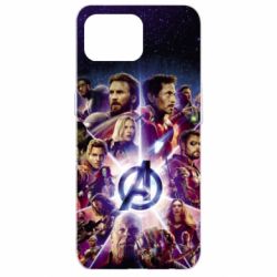 Чохол для Oppo Reno 4 Lite Avengers heroes and logo endgame - PrintSalon