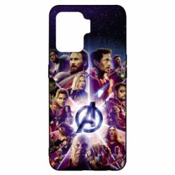 Чохол для Oppo Reno 5 Lite Avengers heroes and logo endgame - PrintSalon
