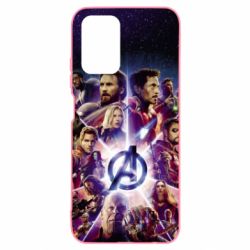 Чохол для Xiaomi Redmi Note 10 Avengers heroes and logo endgame - PrintSalon