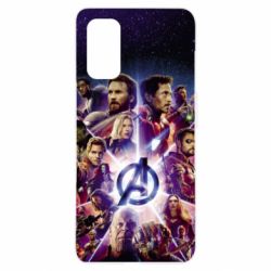 Чохол для Realme 7 Pro Avengers heroes and logo endgame - PrintSalon