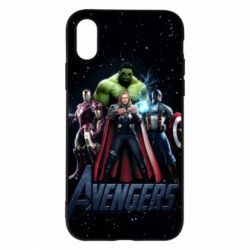 Чехол для iPhone X/Xs Avengers in space - PrintSalon