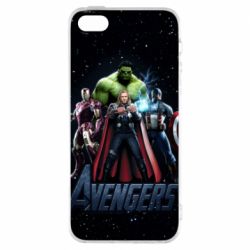 Чехол для iPhone5/5S/SE Avengers in space - PrintSalon