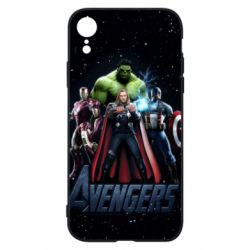 Чехол для iPhone XR Avengers in space - PrintSalon