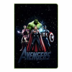 Блокнот с принто Avengers in space - PrintSalon
