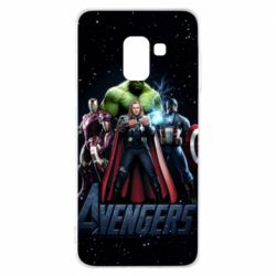 Чехол для Samsung A8 2018 Avengers in space - PrintSalon
