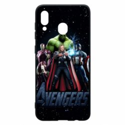 Чехол для Samsung A30 Avengers in space - PrintSalon