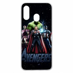 Чехол для Samsung A40 Avengers in space - PrintSalon