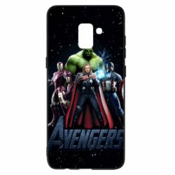 Чехол для Samsung A8+ 2018 Avengers in space - PrintSalon