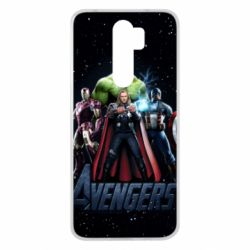 Чехол для Xiaomi Redmi Note 8 Pro Avengers in space - PrintSalon