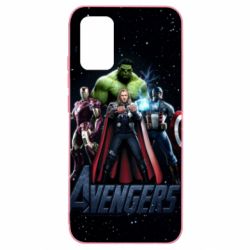 Чехол для Samsung A02s/M02s Avengers in space - PrintSalon