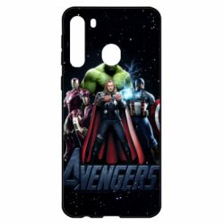 Чехол для Samsung A21 Avengers in space - PrintSalon